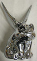 Chrome Flying Pig Hood Ornament.