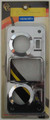 Chrome Plastic Sleeper Dome Light Cover to Suit Kenworth.