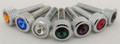 Chrome Dash Screw with Jewel Suits Kenworth 2001 and Up - Assorted Colour Jewel