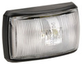 Narva White LED Marker Light, with Clear Lens and Black Base. Multivolt 12/24 Volt. 5 Year Warranty. ADR Approved.