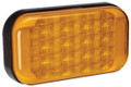 Narva Amber LED Indicator Light, with Amber Lens and Black Base. Multivolt 12/24 Volt. 5 Year Warranty. ADR Approved.