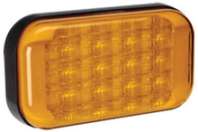 Narva Amber LED Indicator Light, with Amber Lens and Black Base. Multivolt 12/24 Volt. 5 Year Warranty. ADR Approved.