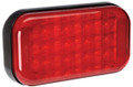 Narva Red LED Stop/Tail Light, with Red Lens and Black Base. Multivolt 12/24 Volt. 5 Year Warranty. ADR Approved.