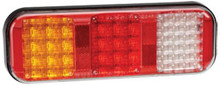 Narva LED Stop/Tail/Indicator/Reverse Light, with Amber/Red/Clear Lens and Built in Reflector. Multivolt 12/24 Volt. 5 Year Warranty. ADR Approved.