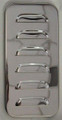 Stainless Steel Vent Door Cover with Louvers. Fits Kenworth.