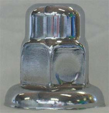 30mm Chrome Nut Cover, Flared.