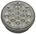 4 inch Round Amber LED Indicator Light with Clear Lens