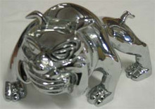 Chrome Bulldog Hood Ornament.