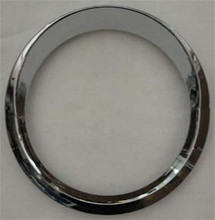 Chrome Speedo/Tacho Bezel with Visor. To Suit Kenworth.