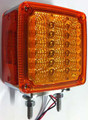 Amber Double Face LED Indicator with Amber Lens. 2 Stud. 12 Volt Only. 5 Year Warranty.