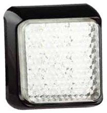 LED autolamps LED Reverse Lamp with Black Base and Clear Lens. 25 LED Diodes. Multivolt 12/24 Volt. 5 Year Warranty. ADR Approved.