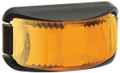 Narva Amber LED Marker Light, with Clear Lens and Black Base. Multivolt 12/24 Volt. 5 Year Warranty. ADR Approved.
