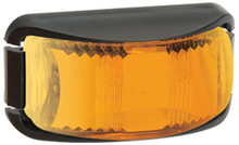 Narva Amber LED Marker Light, with Clear Lens and Black Base. Multivolt 12/24 Volt. 5 Year Warranty. ADR Approved.