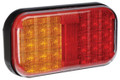 Narva LED Stop/Tail/Indicator Light, with Amber/Red Lens and Built in Reflector. Multivolt 12/24 Volt. 5 Year Warranty. ADR Approved.