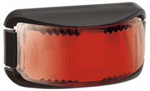 Narva Red LED Marker Light, with Clear Lens and Black Base. Multivolt 12/24 Volt. 5 Year Warranty. ADR Approved.