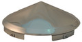 8-5/8 inch Front Pointed Hub Cap Chrome Suits Alcoa Wheels