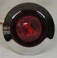 1 inch Mini Red LED Light with Chrome Bezel