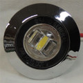 1 inch Mini White LED Light with Chrome Bezel