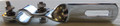 Chrome Twisted Mirror Mount Bracket