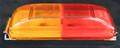 LED Red/Amber Side Marker Light with Chrome Base
