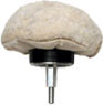 Zephyr 2 inch Goblet Buff Round End Shank Mounted