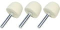 Zephyr 1"X1" Felt Goblet for 1/4" - 3/8" Chuck Pack of 3