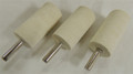Zephyr 1" x 2" Felt Cylinder for 1/4" - 3/8" Chuck Pack of 3