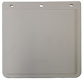11 inch x 12 inch White Mudflap