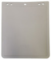 14 inch x 12 inch White Mudflap