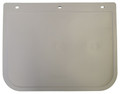 13 inch x 17 inch White Mudflap