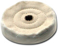 Zephyr 3 inch Cotton Muslin 40 Ply 2-Row Sewn Buffing Wheel