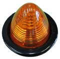 2 inch Round Amber LED Beehive Marker Light with Pigtail and Grommet