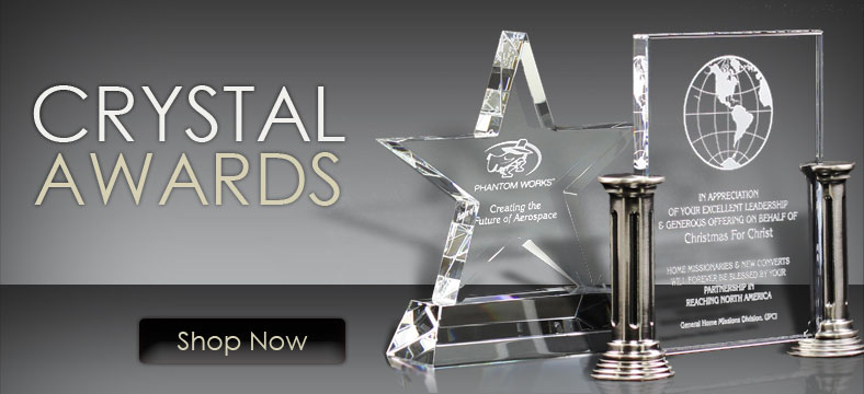 Unique Crystal Awards, Crystal Trophies and Corporate Plaque Awards