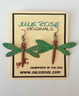 Hand Finished Verdigris Patina Dragonfly Earrings.
Lightweight
PROUDLY HANDMADE IN THE USA