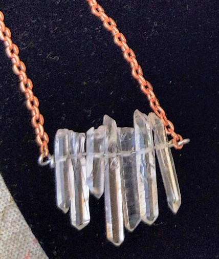 Crystal necklace for hot sale good energy