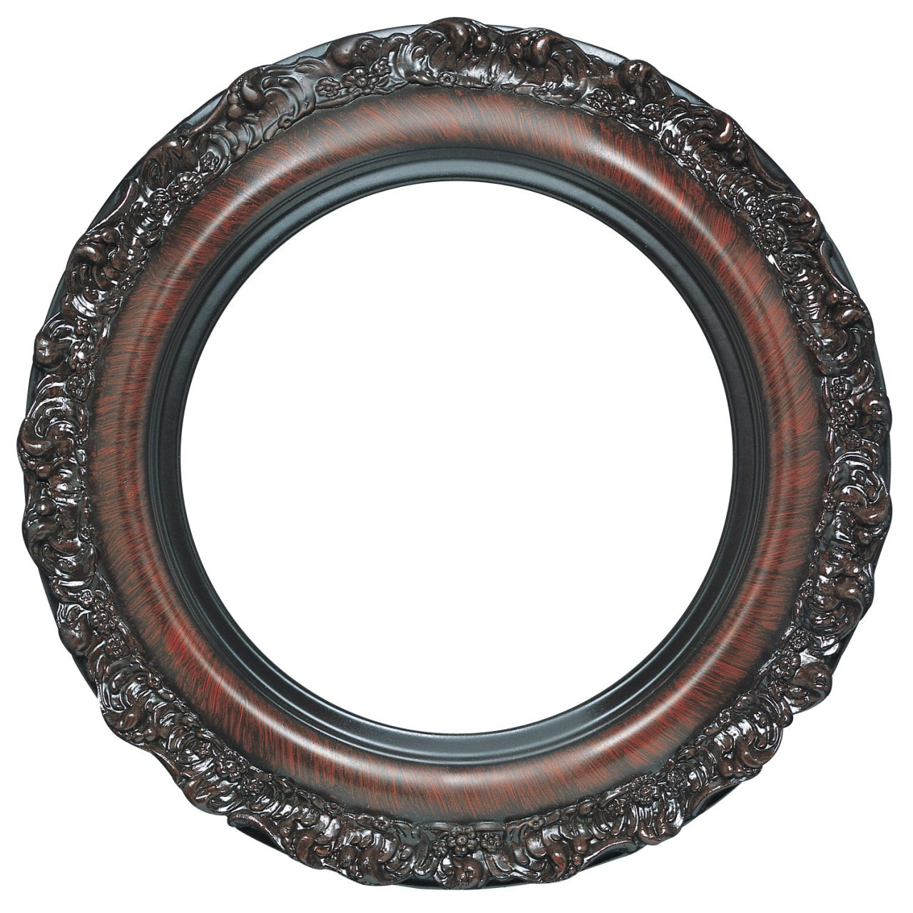 Round Frame In Taupe Finish Antique Wooden Picture Frames With Ornate   454C VC  80702.1351526031.1280.1280 