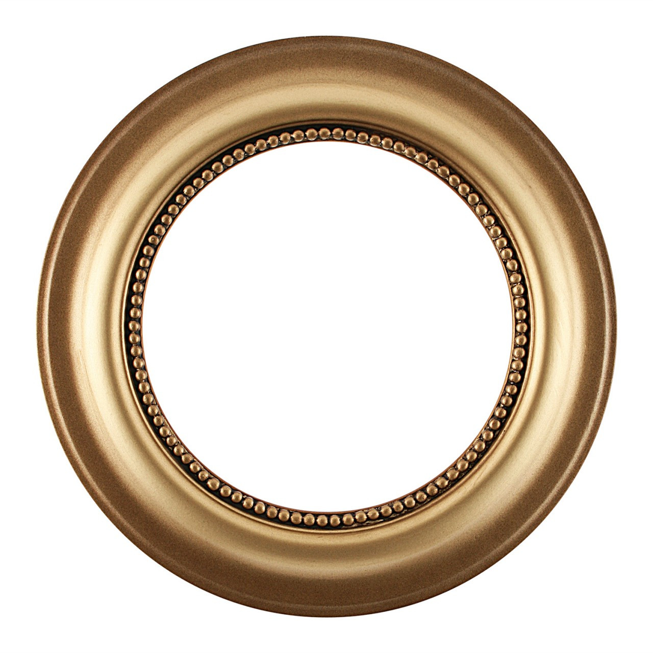 Round Frame In Desert Gold Finish