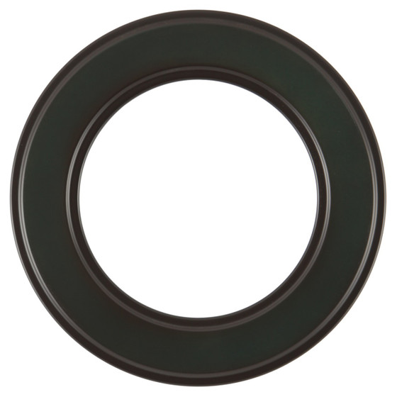 Round Frame in Hunter Green Finish| Wide Profile Green Picture Frames ...