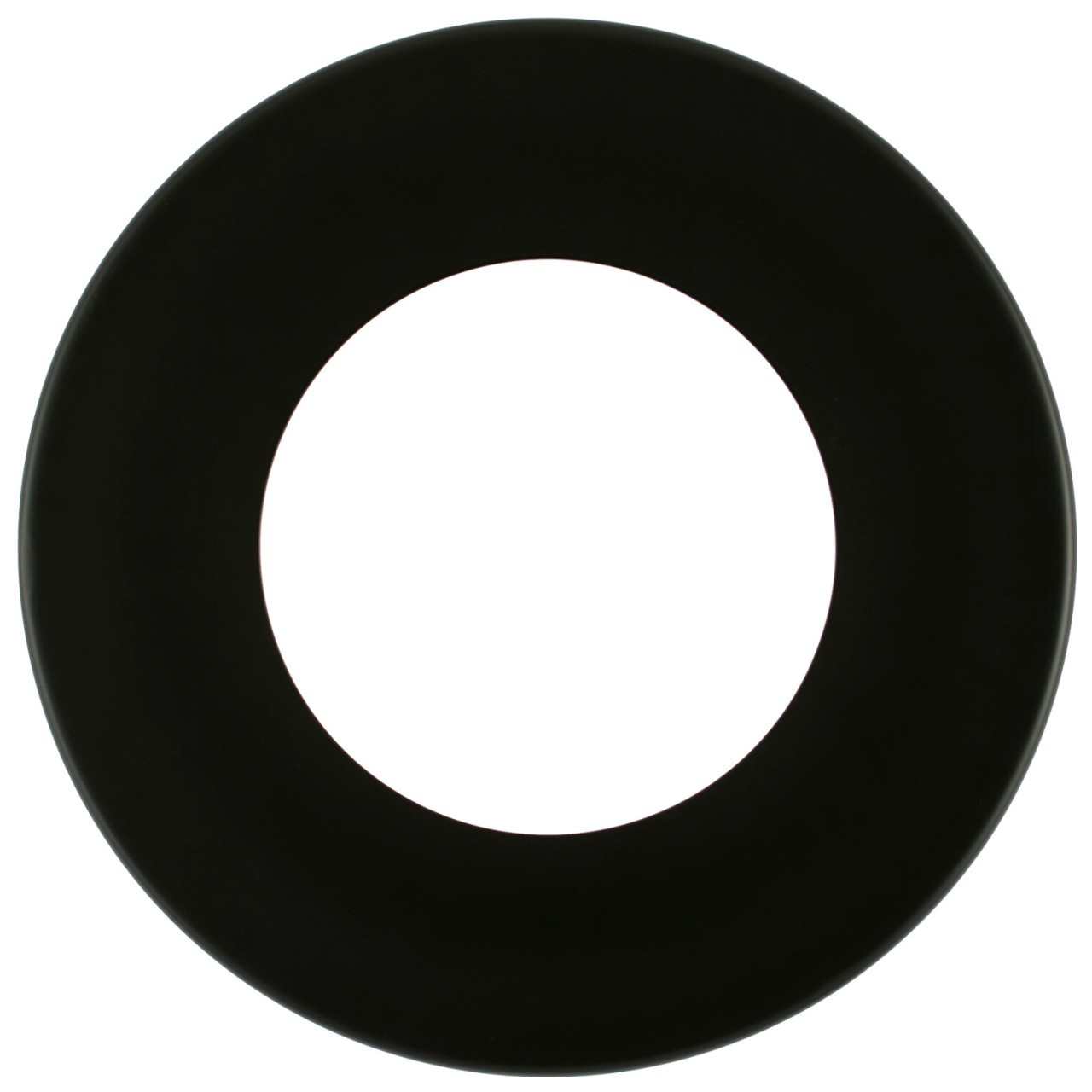 Round Frame in Matte Black Finish Picture Frame with Flat Profile