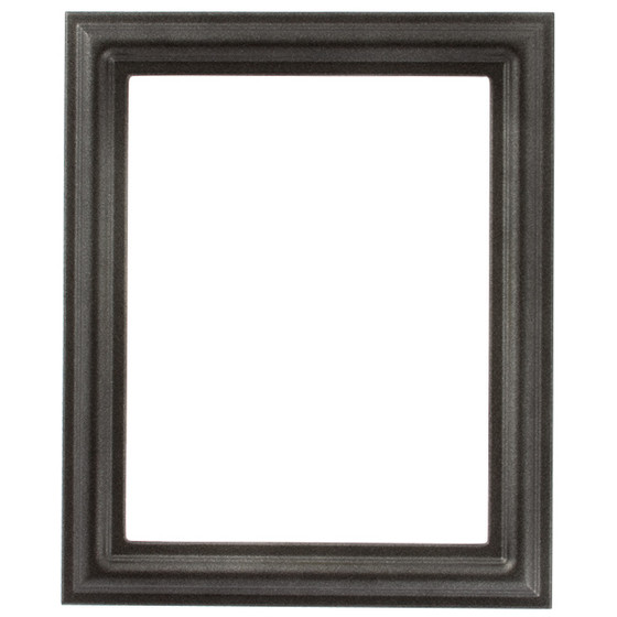 Rectangle Frame in Black Silver Finish| Black Picture Frames