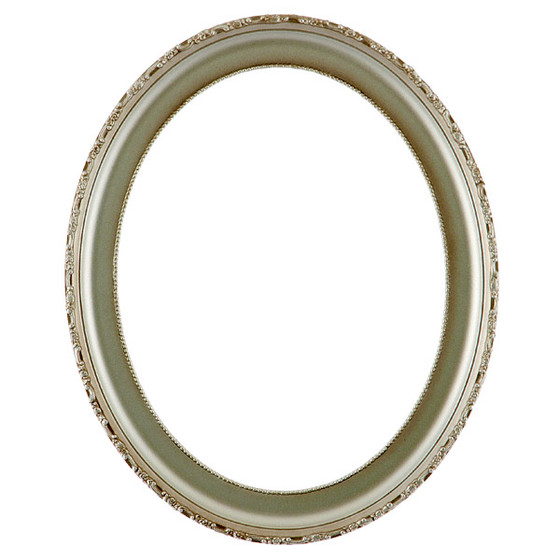 Oval Frame in Silver Shade Finish| Antique Silver Picture Frames with ...