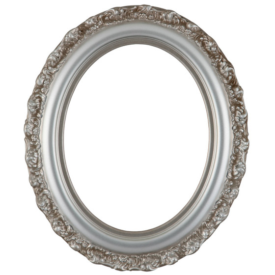 Oval Frame in Silver Shade Finish| Antique Shaded Silver Picture Frames ...