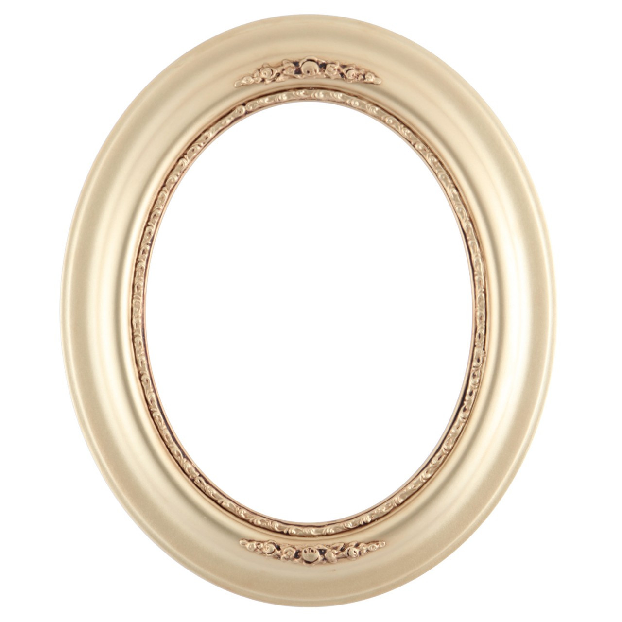 Oval Frame in Desert Gold Finish | Dark Gold Wooden Picture Frames with ...