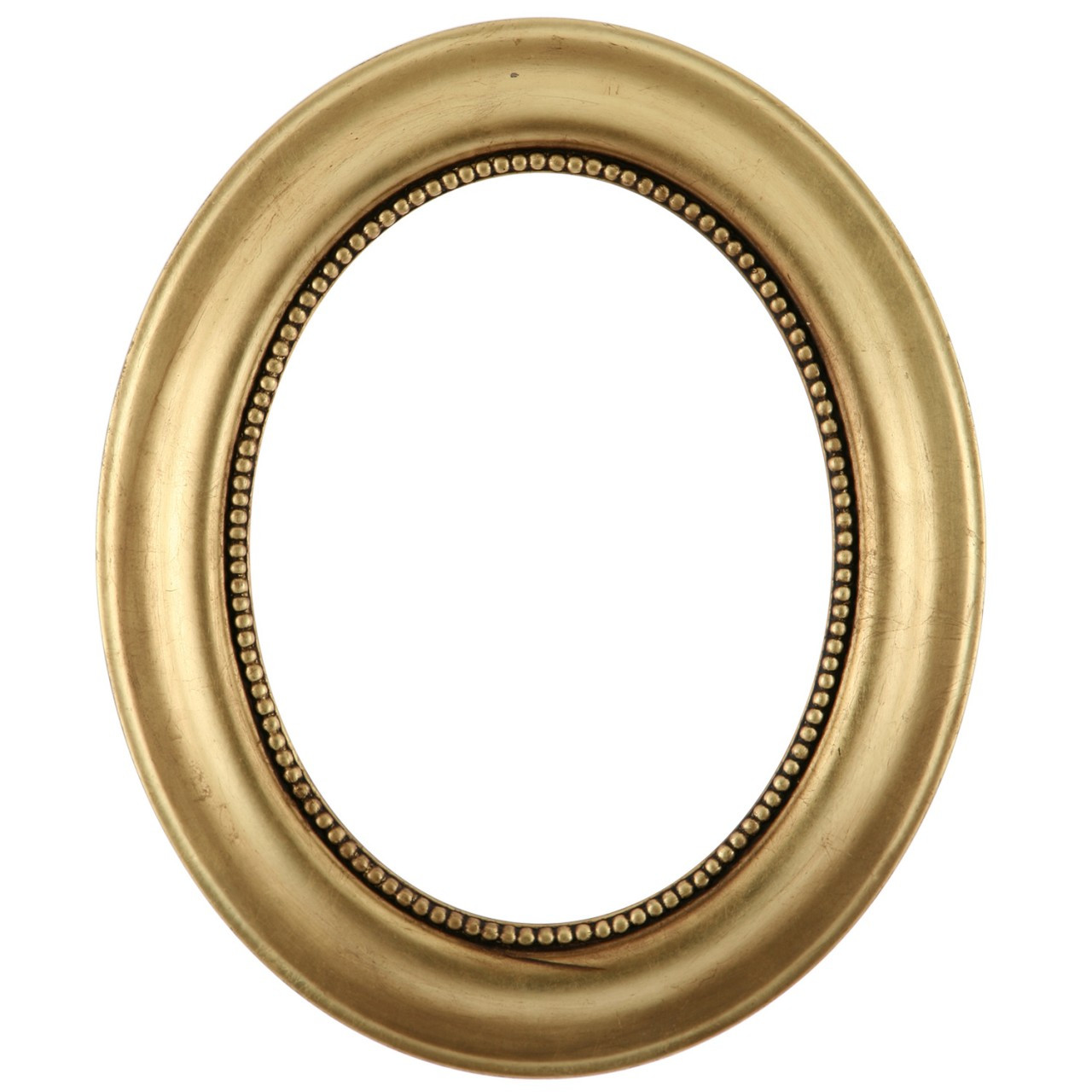 Oval Frame in Gold Leaf Finish| Gold Leaf Wooden Picture Frames with ...