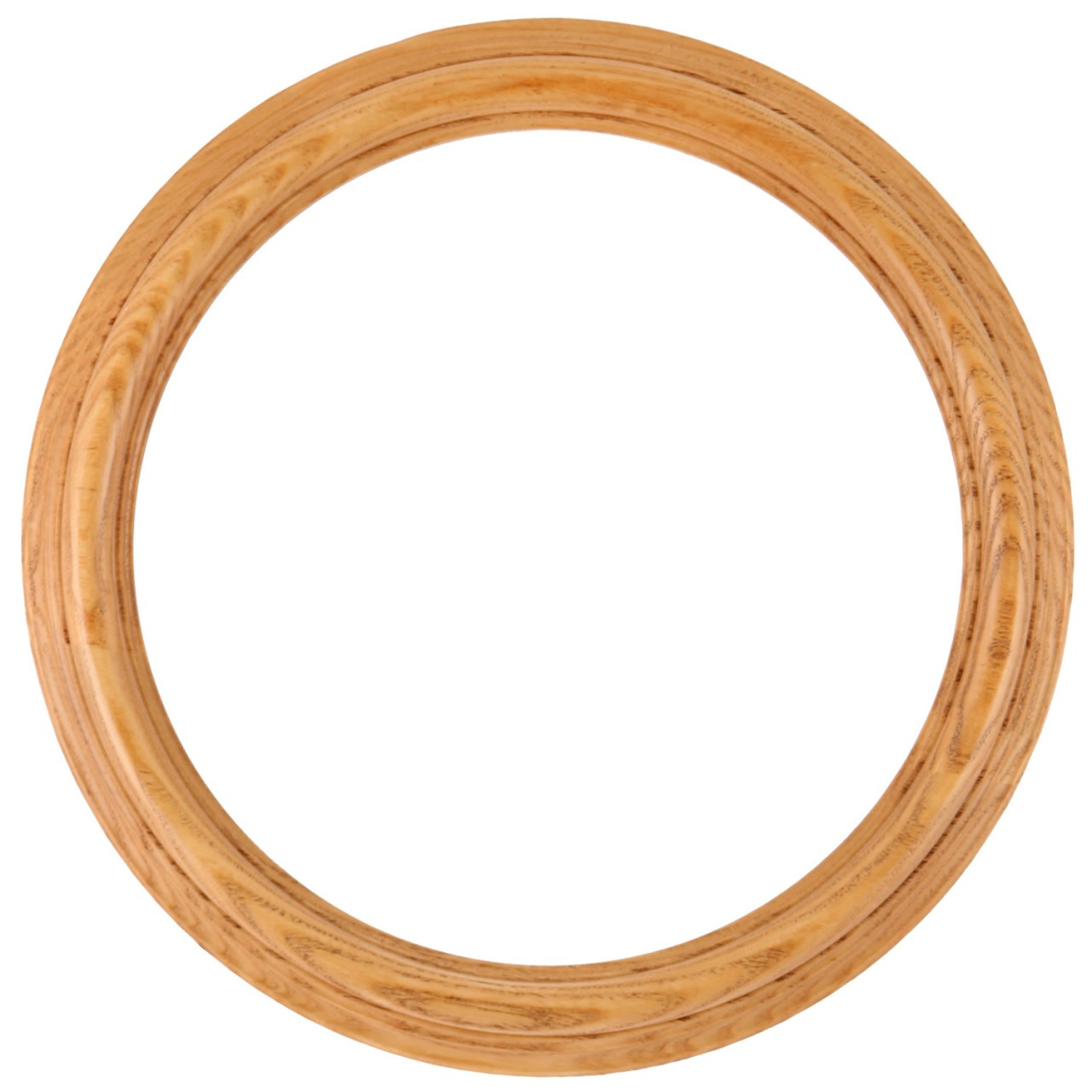 Round Frame In Carmel Finish Solid Wood Oak Picture Frames