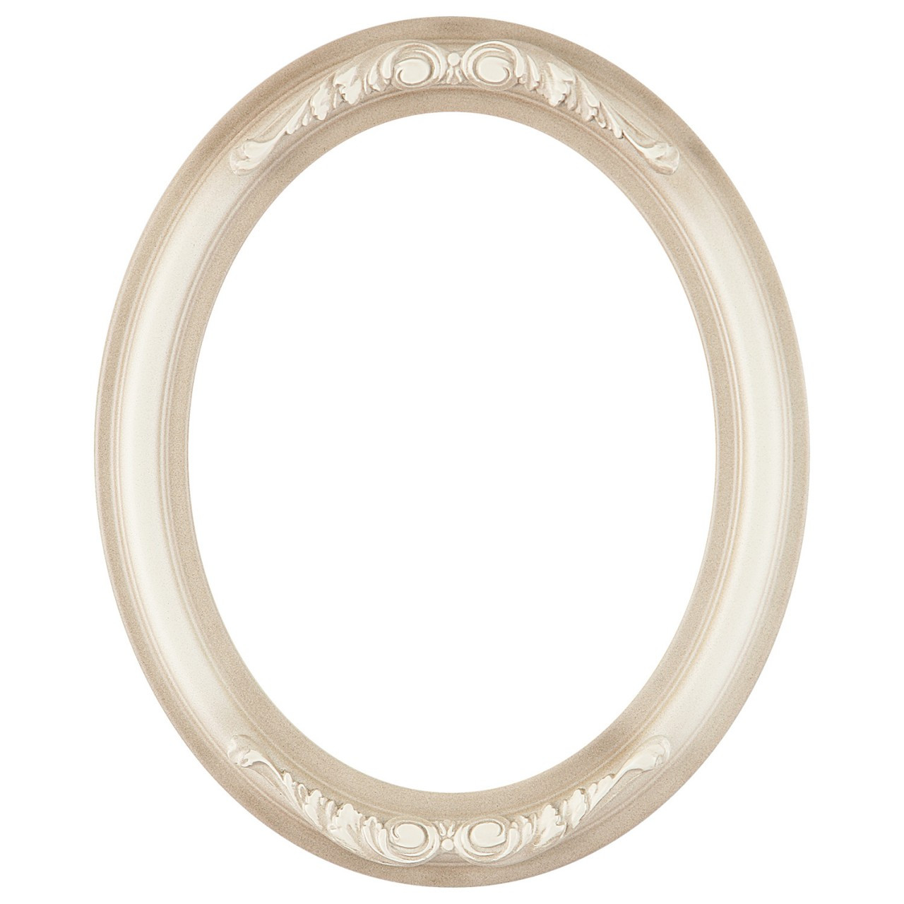 Oval Frame In Taupe Finish Vintage White Picture Frames With Ornate