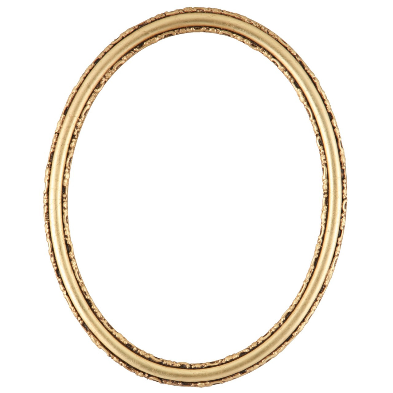 Oval Frame in Gold Leaf Finish | Simple Antique Gold Picture Frames ...