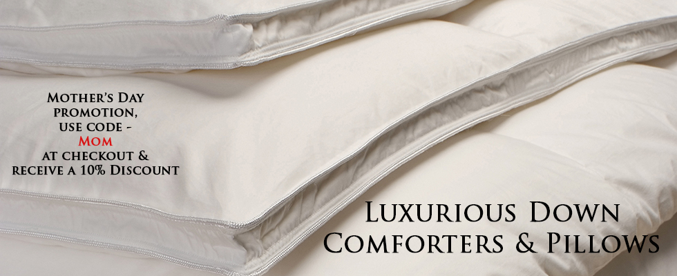 Luxury Italian Egyptian Cotton bed linens, duvets, down comforters