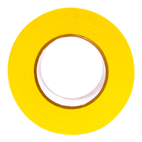 Tape, Yellow Poly Tape w/Pinked Edges, 72mm x 55m, 7.5 MIL 