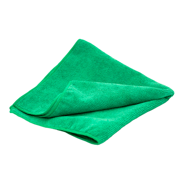 Microfiber 300 GSM Multipurpose 16 x16 Towel Green - Cleaner Solutions